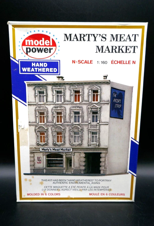 N Scale Model Power #1544 Marty's Meat Market Kit - Unbuilt in Open Box - Image 1 of 4