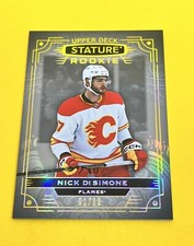 2022-23 Upper Deck Stature Nick DeSimone Flames Rookie Photo Variation /99