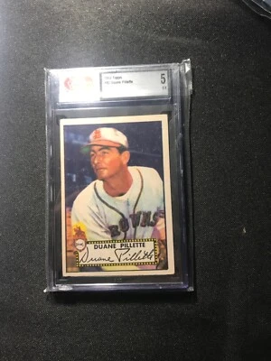 1952Topps baseball #82 Duane Pillette - Image 1 of 2