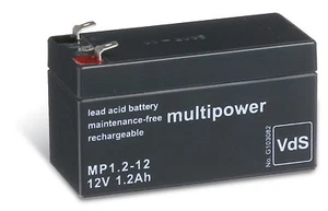 Powery batterie au plomb (multipower) MP1,2-12 Vds - Photo 1/1
