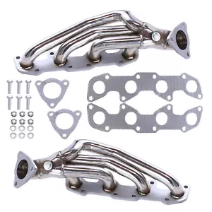 For 2000-2004 Toyota Tundra Sequoia 4.7L V8 Stainless Steel Manifold Headers - Bild 1 von 7