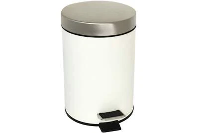 Tret Mülleimer weiß 3 Liter mit Pedal Abfall Kosmetik Abfalleimer Bad WC - Bild 1 von 4