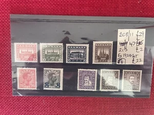 A Good Collection of 28 Danish Stamps Including Sg357a - Picture 1 of 7