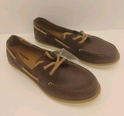 Goodfellow & Co ~ Brown ~ Rice ~ Casual ~ Boat Shoes ~ Men's Size 8 - Image 1 of 4