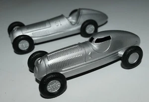Vintage Marklin Mercedes-Benz Two Race Cars Streamlined 1930's Desk Models - Picture 1 of 9