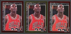 THREE Michael Jordan 1992 Legends Magazine #48 Insert Gold & Red Foil Set - Picture 1 of 2