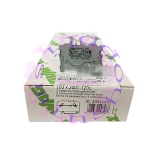 100pcs WAGO 2001-1201 Terminal Blocks New - Picture 1 of 1