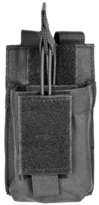 Tactical Black PALS MOLLE Pouch Fits Wouxun Baofeng UV5R PUXING PX777 HT Radios - Picture 1 of 1