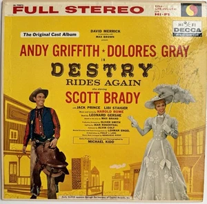 Destry Rides Again - Cast Recording - LP Album - Signed by Dolores Gray - Picture 1 of 3