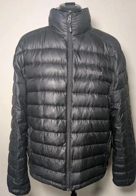 Marmot Azos Lightweight 700 Fill Down Jacket Black Mens Size Large Read Desc. - Image 1 of 4