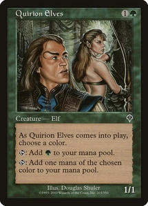 4x Quirion Elves - LP - Invasion Block - SPARROW MAGIC - Picture 1 of 1