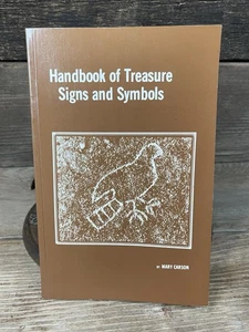 Handbook of Treasure Signs and Symbols by Mary Carson 1980, Paperback NEW - Picture 1 of 11