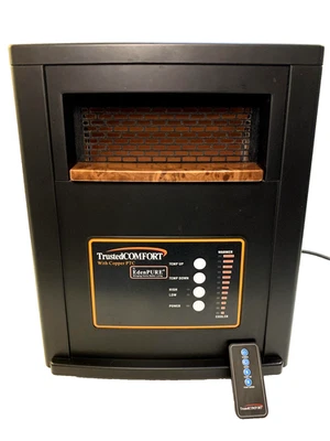 EdenPURE TrustedCOMFORT Calentador de Espacio Portátil PTC 1500W Modelo A5551b Control Remoto Foto 1 de 4