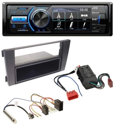 JVC Bluetooth MP3 USB DAB Autoradio für Audi A6 01-05 C5 Symphony Bose Aktivsyst - Bild 1 von 4