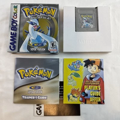 Nice! Pokemon Silver Authentic Complete Box GBC Game Boy GB CIB - Image 1 of 4