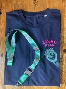Greene King IPA Level Head T Shirt & Lanyard Bottle Opener - Navy Large Rare Bar - Picture 1 of 5