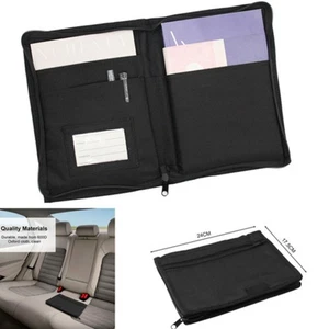 Multi Pockets In-Car Glove Box Manuals Documents Folder Storage Organizer Holder - Picture 1 of 18