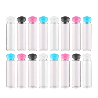  50 Pcs Mini-schnapsflaschen Glasröhrchen Mit Korken Glasflasche Korkstopfen - Bild 1 von 4
