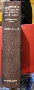 Brewer's Dictionary of Phrase and Fable  1981 Hardcover - Picture 1 of 3
