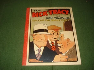 1933 DICK TRACY COMIC BOOK- HOW DICK TRACY AND DICK TRACY JR. CAUGHT RACKETEERS - Picture 1 of 12