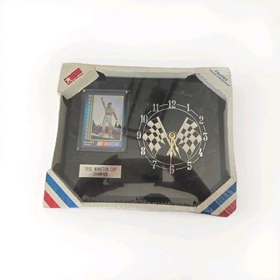 Cartão Alan Kulwicki e placa de relógio de mármore - Winston Cup Champion-1992  - Imagem 1 de 2