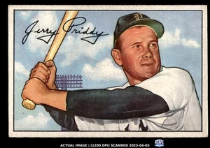 1952 Bowman #139 JERRY PRIDDY Detroit Tigers NM - Picture 1 of 2