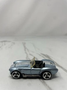 Hot Wheels 1982 Shelby Cobra Convertible Metallic Silver Blue - Picture 1 of 6