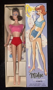 Vintage Barbie Miglior Amica Midge Mattel 860 Lentiggini Brune 1962 SIGILLATA - Foto 1 di 10