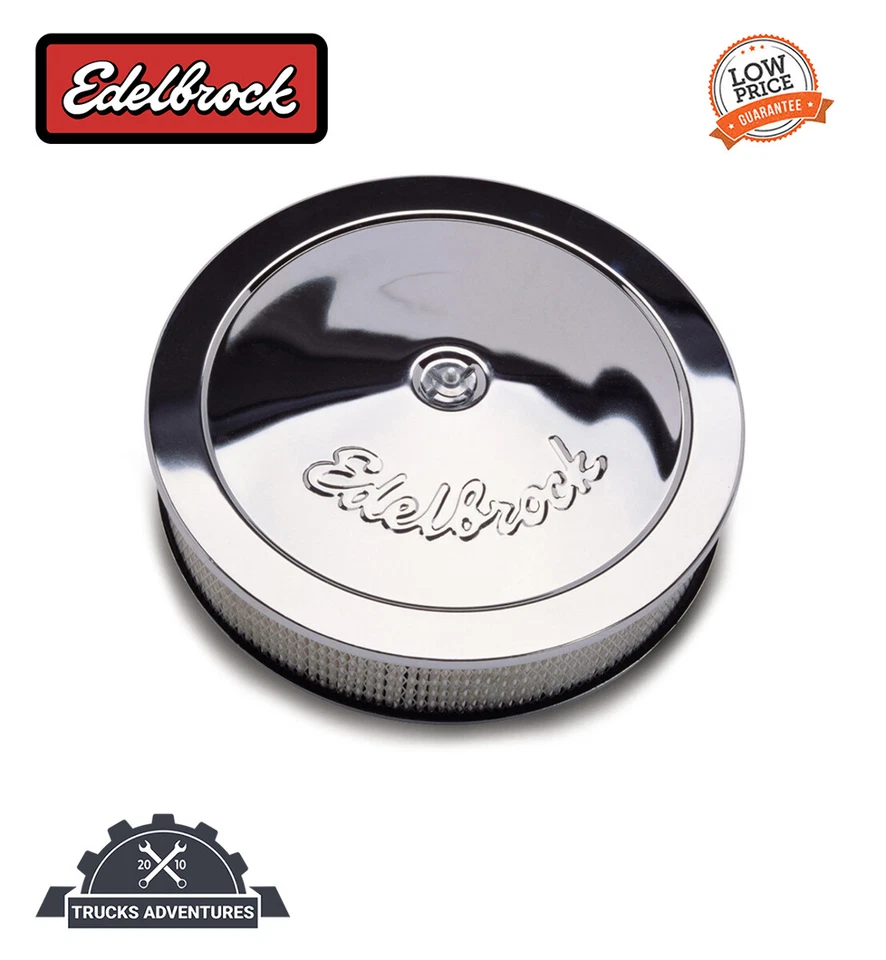 Limpiador de aire Edelbrock 1207 Pro-Flo | Autopieza de alta calidad, ajuste universal para M Foto 1 de 2