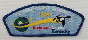 1989 National Scout Jamboree JSP Audubon Council Kentucky BLU Bdr. [QR-639]