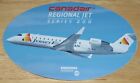 Jersey European (UK) Bombardier Canadair Regional Jet CRJ200 Airline Sticker