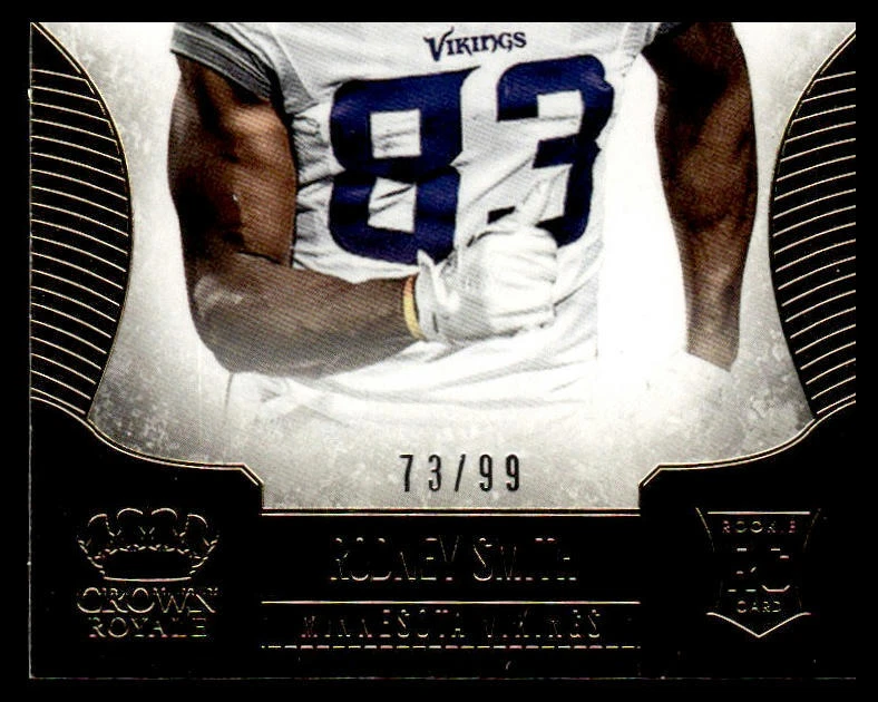 2013 Panini Crown Royale #183 Rodney Smith Gold #/99 - Image 1 of 2