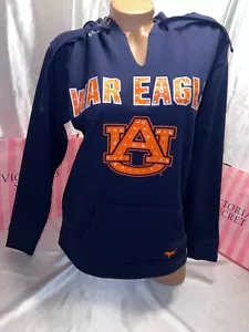 Felpa con cappuccio Victorias Secret ROSA Auburn Tigers War Eagle Bling logo piccola - Foto 1 di 2