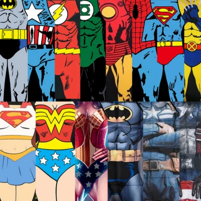 Apron Smock Super Hero DC Marvel Funny Dinner Sexy Cooking Pinafore - Image 1 of 4