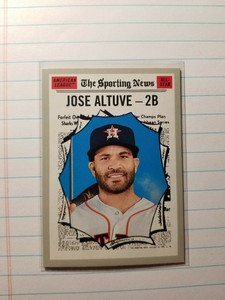 2019 Topps Heritage "The Sporting News" #353 Jose Altuve HOUSTON ASTROS 