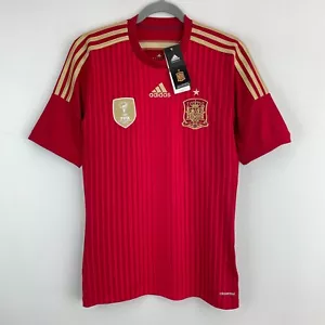 Spain 2014 Adidas Home Football Shirt Soccer Jersey Men's Size S - Picture 1 of 11