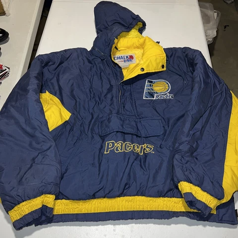 Vintage Chalk Line Indiana Pacers Coat Size XL Cover