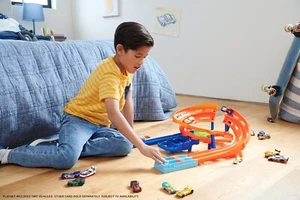 Kids Toys Play Set Hot Wheels track Criss Cross Crash car racing - Picture 1 of 6