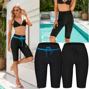 Womens Summer Shorts Quick Dry Swimming Beach Board Shorts Slimming Sports Pants - Picture 1 of 14