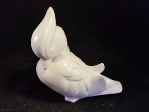 vintage glazed ceramic Cockatoo figurine - Picture 1 of 5