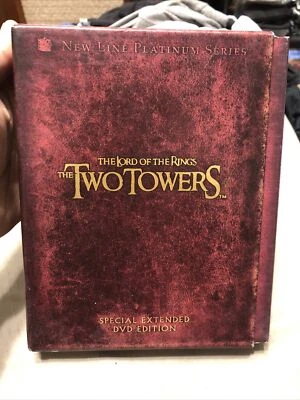 The Lord Of The Rings The Two Towers 4 DVDs Disc Set Special Extended Edition  - Image 1 of 4