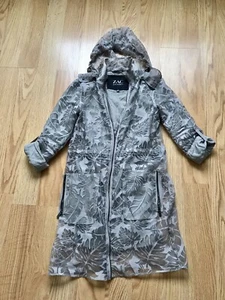 ZAC Zac Posen Kelly Hooded Parka Jacket Burnout Sand Size XS - Picture 1 of 6