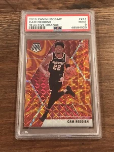 PSA 9 2019-20 Mosaic Cam Reddish Reactive Orange Prizm Rookie #241 - Picture 1 of 2