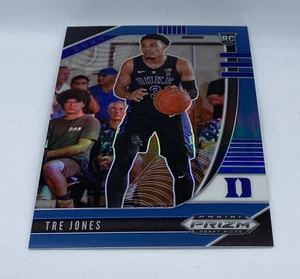 2020-21 PANINI PRIZM DRAFT PICKS BLUE PRIZM REFRACTOR ROOKIE TRE JONES #24/199 - Picture 1 of 4