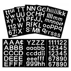 8 Sheets Self-Adhesive Vinyl Letters Numbers Kit, Mailbox Numbers Sticker3347