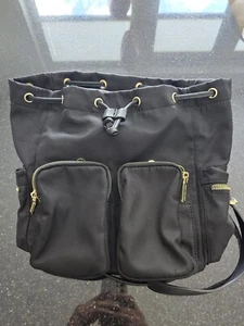 US Polo Assn Houston designer Backpack Nylon black used VGC - Picture 1 of 4