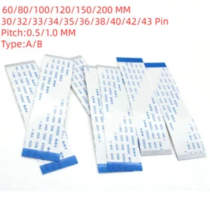 30/32/33/34/35/36/38/40/42/43Pin 0.5mm 1.0mm FPC Flexible Flat FFC Cable - Picture 1 of 6