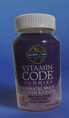 Gomitas Vitamin Code, Multi prenatal con hierro y folato, caducidad 2/2/2026 Foto 1 de 3