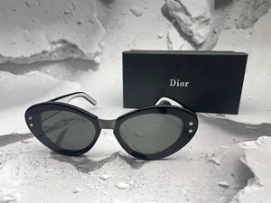 CHRISTIAN DIOR PACIFIC Black/white DSGTA23UCR 10A0 Oval sunglasses - Picture 1 of 8