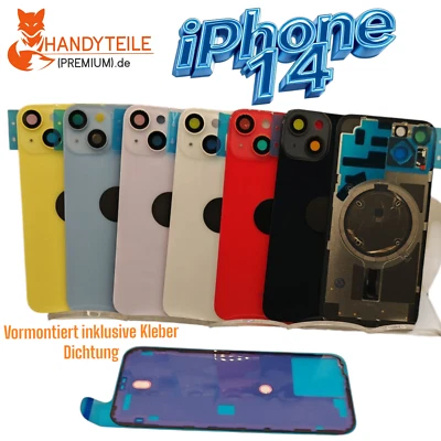 Akkudeckel Für iPhone 14  Komplett Backcover Deckel  Rückseite  Top Qualität   - Bild 1 von 4